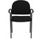 Emma and Oliver Comfort Stackable Steel Side Reception Chair with Arms